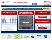 Tablet Screenshot of amerisave.com